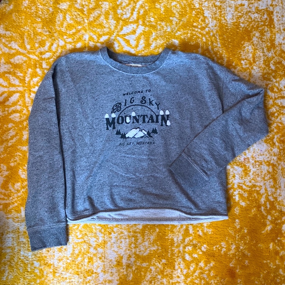Madewell cropped crewneck